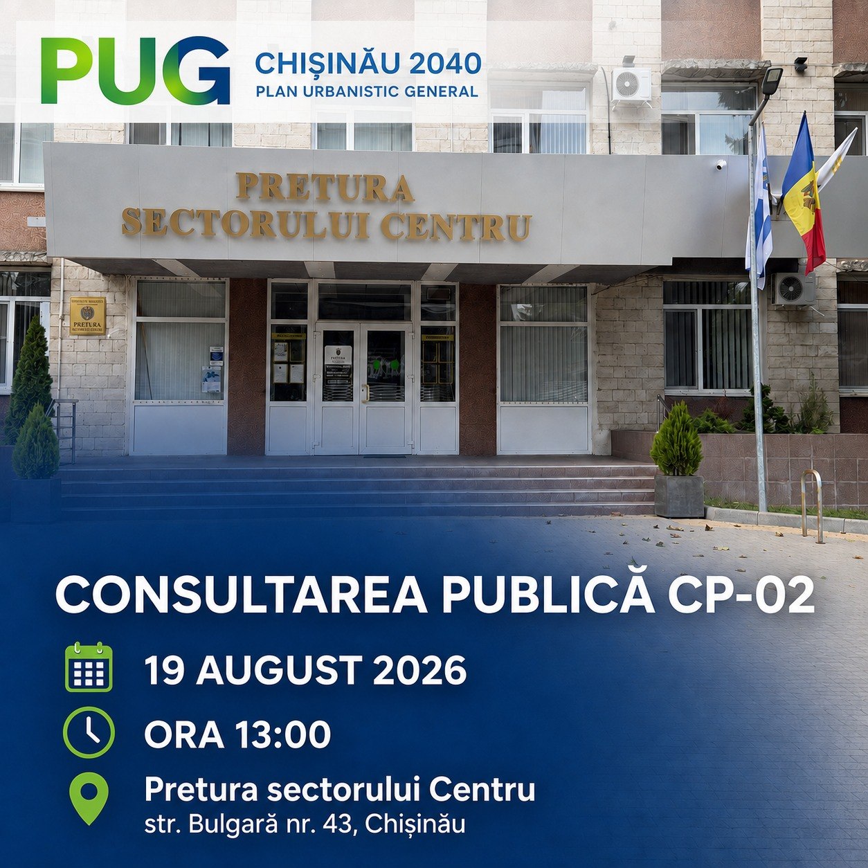 Viitorul Chișinăului se planifică împreună: mâine are loc Consultarea Publică CP-02