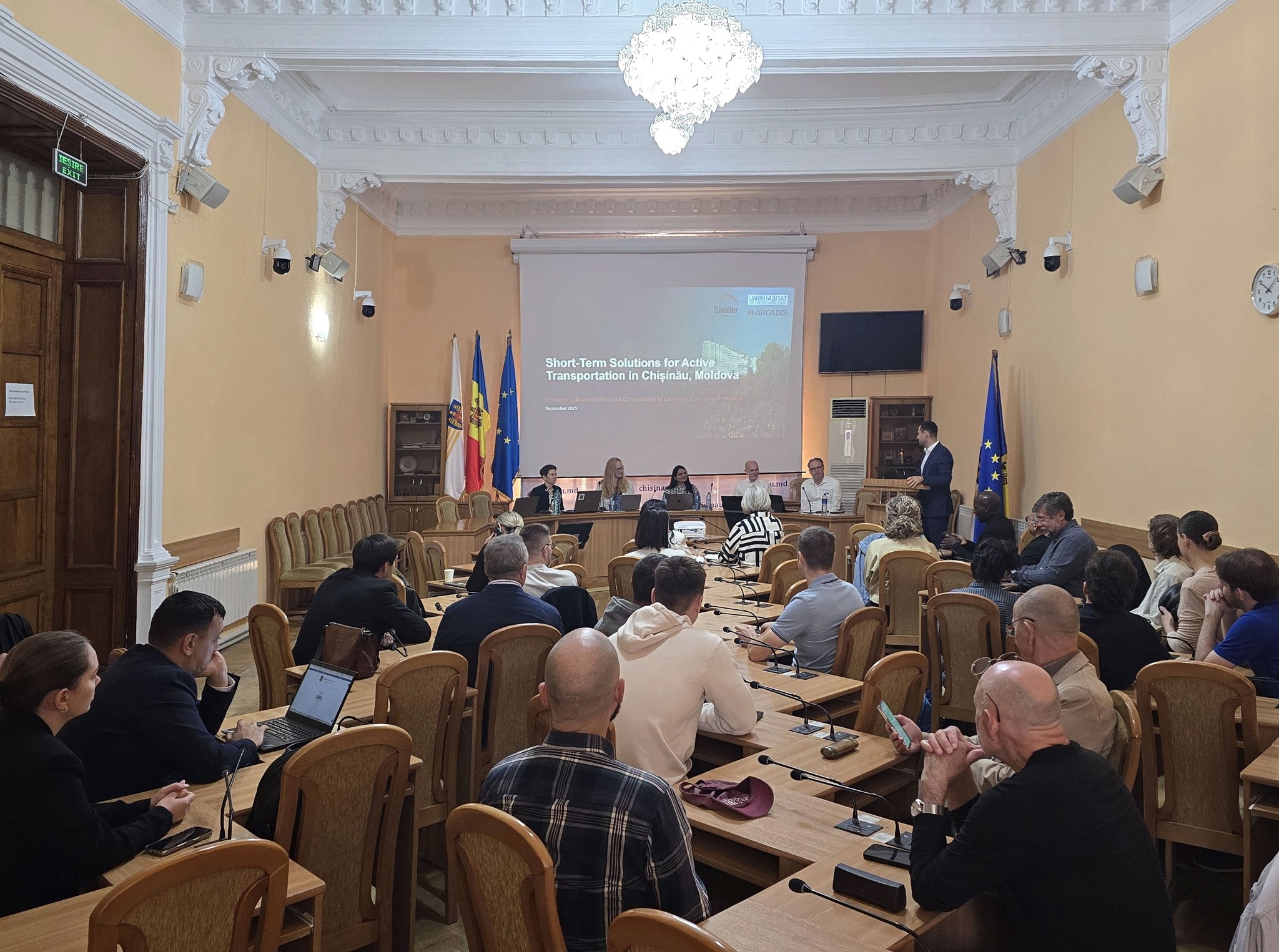 Experți internaționali ai UN-Habitat, UN Escap și ai companiei Arcadis au efectuat o vizită de lucru la Chișinău.