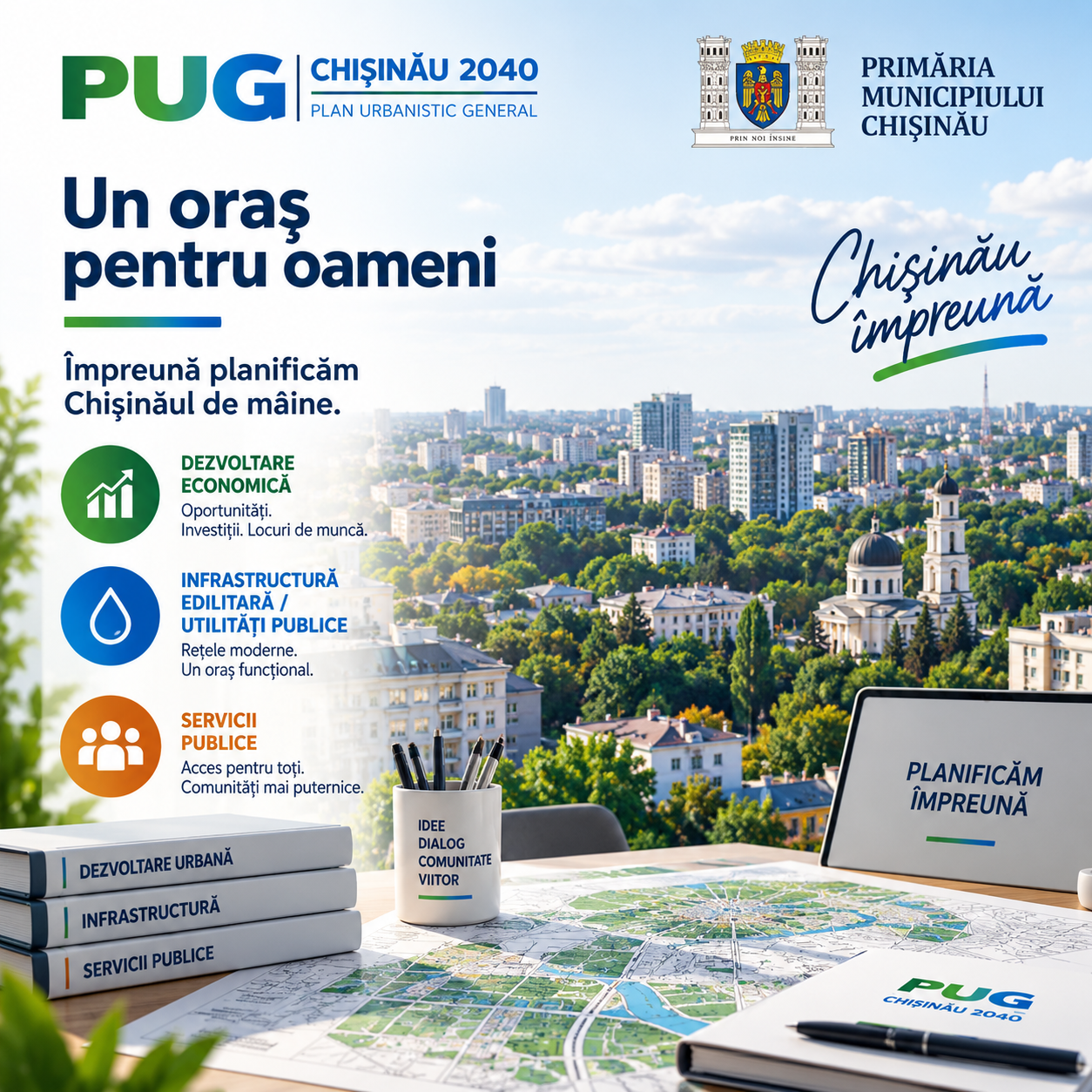 Cum vrem să se dezvolte Chișinăul până în 2040?